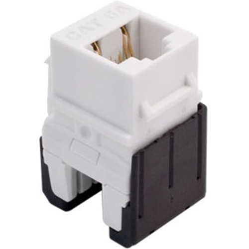 Legrand-On-Q Quick Connect Cat 6a RJ45 Keystone Insert, White (M10)