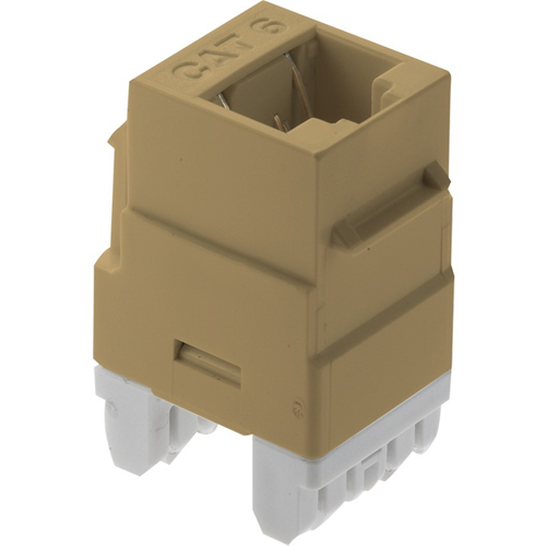 Legrand-On-Q RJ45 Cat 6 Keystone Insert, Light Almond (M20)