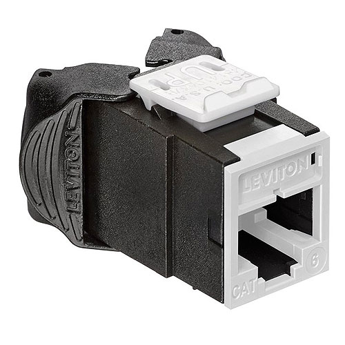 Leviton Atlas-X1 Cat 6 Component-Rated UTP QuickPort Jack