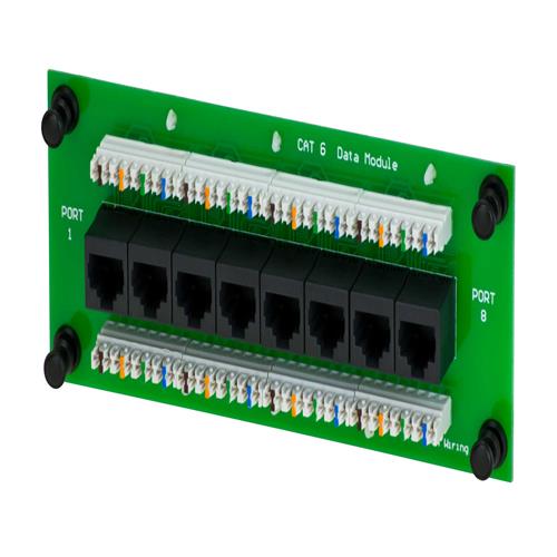 8 Port CAT 6 Data Module