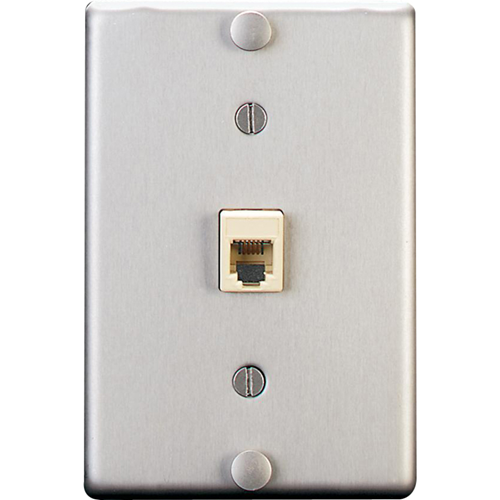 Leviton 1-Port Phone Wall Plate