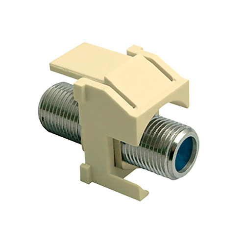 Legrand-On-Q F-Connector Standard Keystone Insert, Light Almond