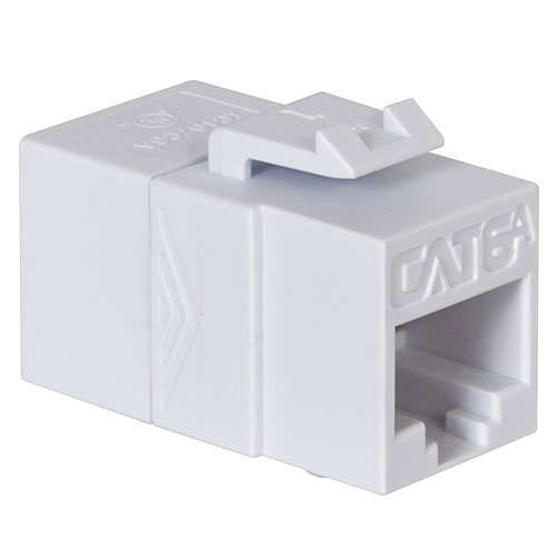 ICC IC107C6ABK CAT6A RJ45 Keystone Coupler for HD Style, Black