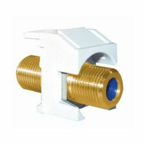 Legrand-On-Q Recessed Self-Terminating F-Connector, White (M20)