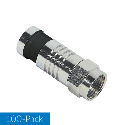 ICC ICRDSAV01C Connector, F-Type, Rg6, 100pk