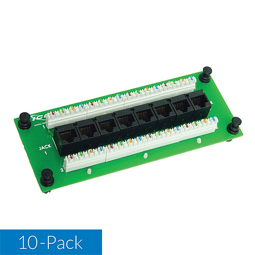 ICC ICRESDPA3D Cat5e Compact Data Module 8 Port, 10 Pk