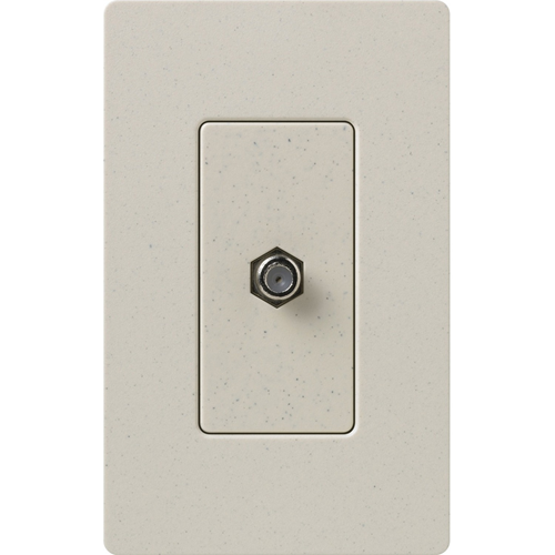 Lutron Satin Colors Coaxial Faceplate