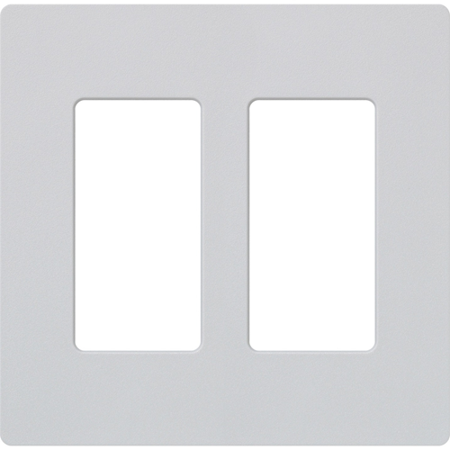 Lutron Satin Colors 2 Socket Faceplate