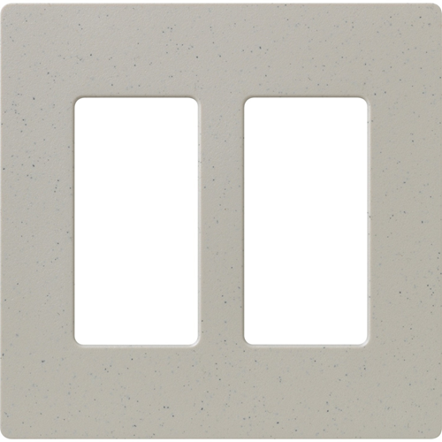 Lutron Satin Colors 2 Socket Faceplate