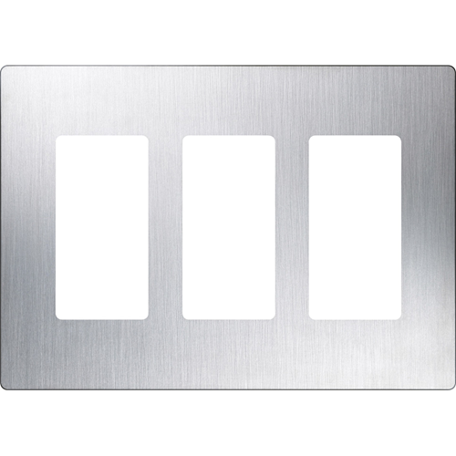 Lutron Claro CW-3 Three Socket Wallplate