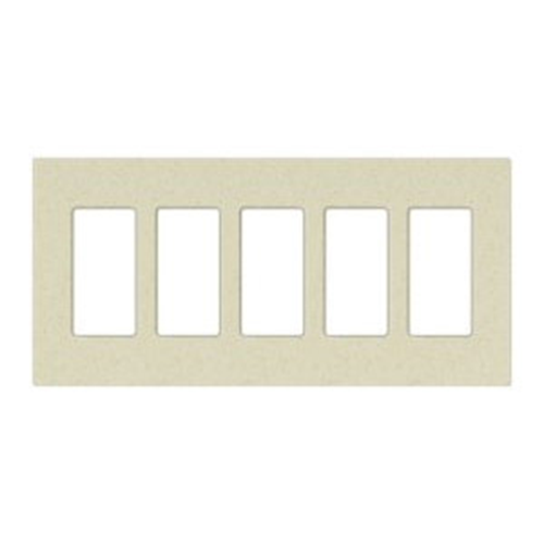 Lutron Satin Colors 5 Socket Faceplate