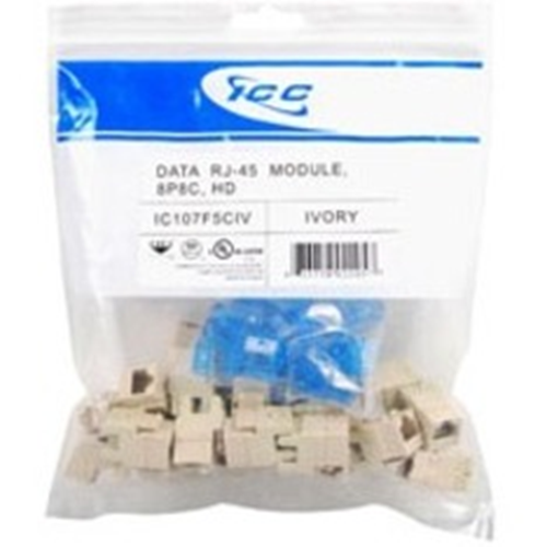 ICC 8P8C HD Category 5e Module, 25 PCS