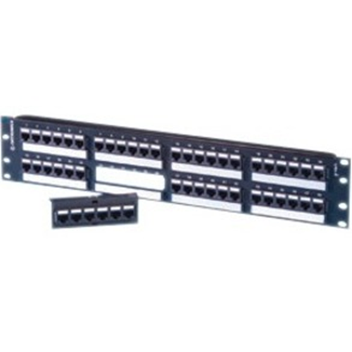 Ortronics TechChoice Angled Patch Panel Category 5e 48 Port