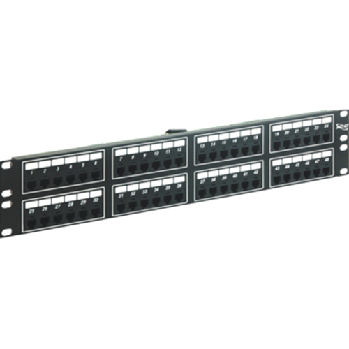 ICC Patch Panel, TELCO, 6P2C, 48-PORT, 2 RMS