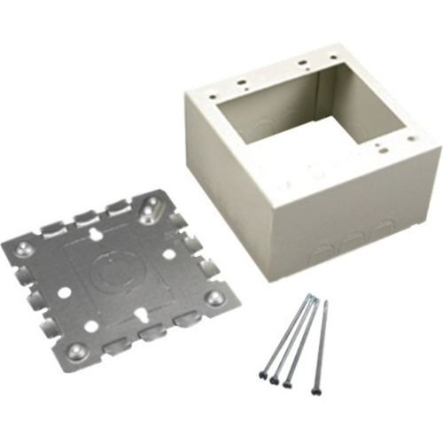 Wiremold 500/700 Two-Gang Extra Deep Switch And Receptacle Box Fitting