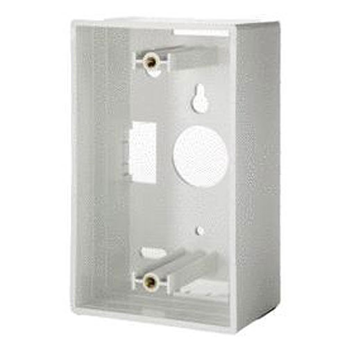 Legrand-On-Q Single Gang Surface Mount Box, White