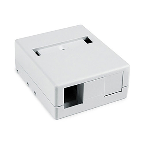 Dual Surface Mount Box White