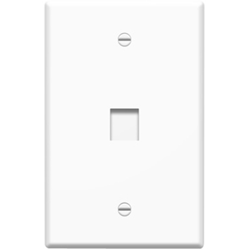 Legrand-On-Q 1-Gang, 1-Port Oversized Wall Plate, 10-Pk, White