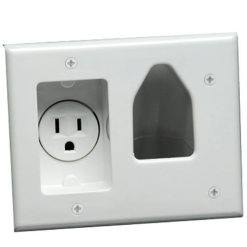 DataComm 1 Socket Faceplate