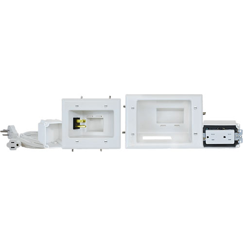 Flat Panel TV Cbl Orgnzr Kit / Duplex Powr Solutn