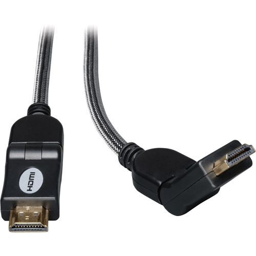 Tripp Lite 10ft High Speed HDMI Cable Digital Video with Audio Swivel Connectors 4K x 2K M/M 10'