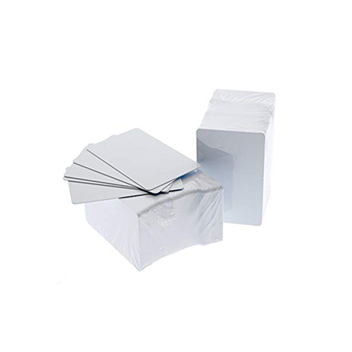 500 Iso Cr80 PVC Plain 30mil White Cards
