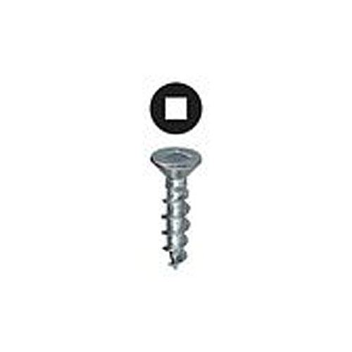 6 X 1 Flat Head Square Drive Wood Screws Zinc Plat