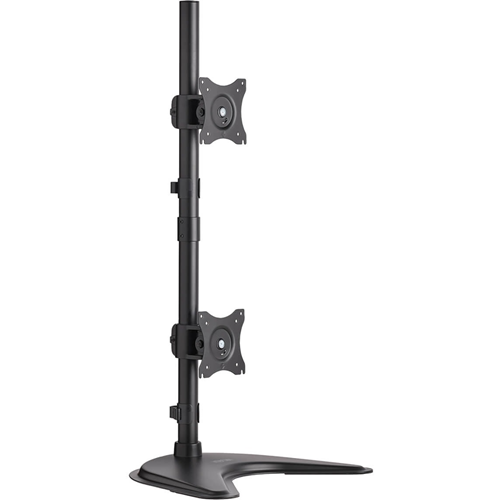 Tripp Lite Dual Vertical Flat-Screen Desk Mount Monitor Stand Clamp Swivel Tilt 15