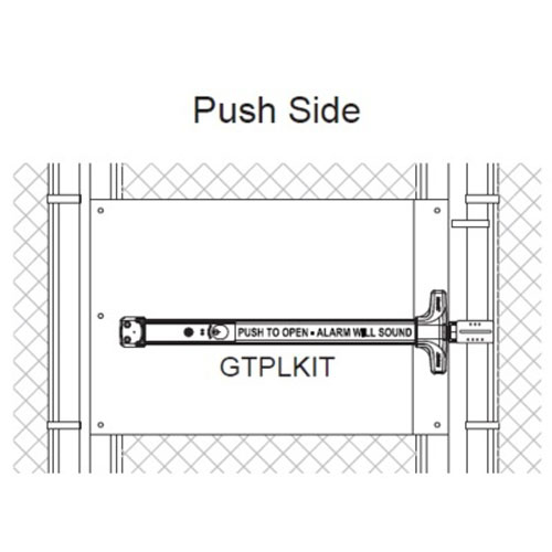 Detex GTPLKIT Gate Mounting Kit for Detex V40 Exit Device