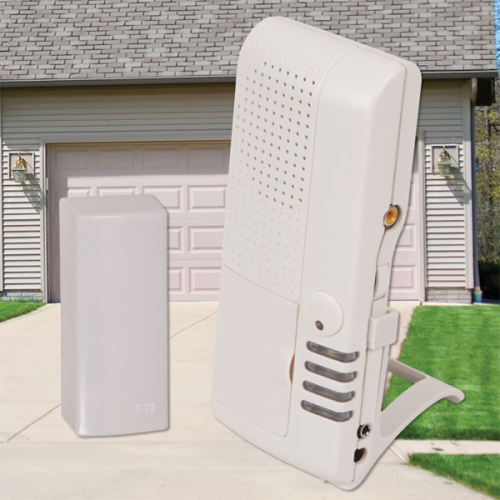 Safety Technology Wireless Garage Sentry Alert W/4chan Voice Recr