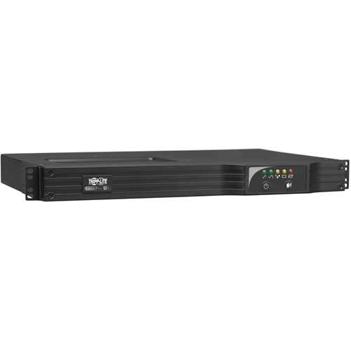 Tripp Lite UPS Smart 750VA 600W Rackmount AVR 120V Preinstalled WEBCARDLX Pure Sign Wave USB DB9 1URM