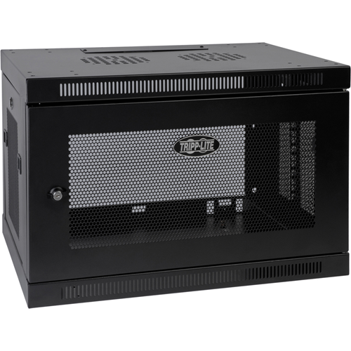 Tripp Lite 9U Wall Mount Rack Enclosure Server Cabinet w/ Door & Side Panels