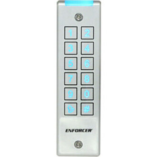 Enforcer Mullion-Style Piezoelectric Outdoor Digital Access Keypad