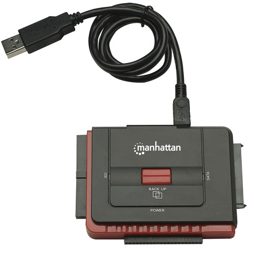 Manhattan 3-in-1 Hi-Speed USB to SATA/IDE Adapter