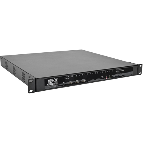 Tripp Lite 16-Port KVM Switch Cat5 Over IP 1 Local 2 Remote User 1U TAA GSA