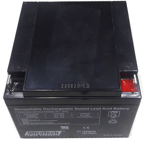 UltraTech IM-12260NB 12 Volt 60.0 Ah Sealed Lead Acid Battery - NB Terminal