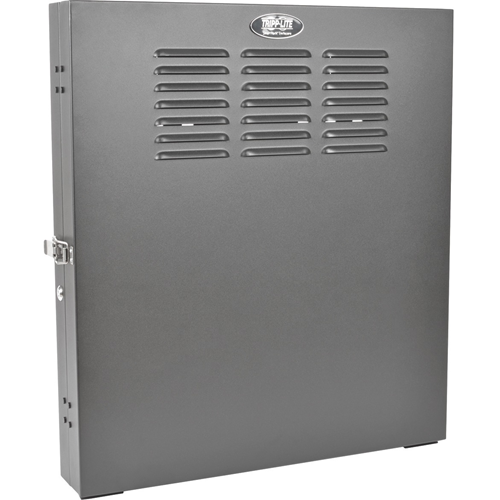 Tripp Lite 2U Wall Mount Low Profile Secure Rack Enclosure Cabinet Vertical