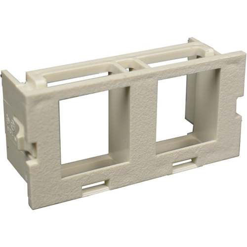 Wiremold CM 2A Dual Flushmount Unloaded Keystone Module