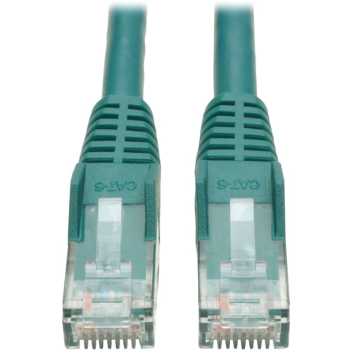 Tripp Lite 2ft Cat6 Gigabit Snagless Molded Patch Cable RJ45 M/M Green 2'