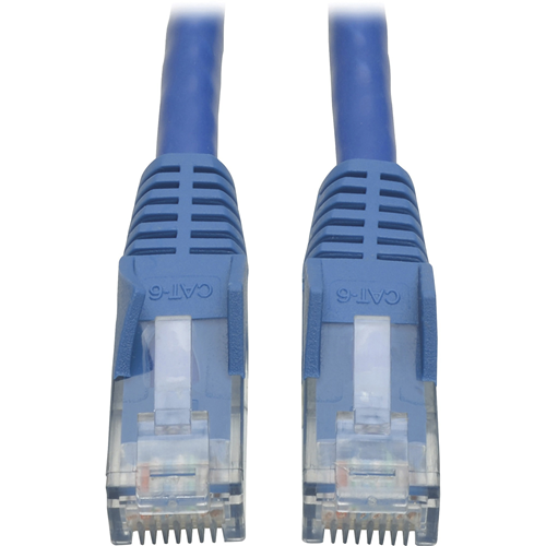 Tripp Lite 7ft Cat6 Gigabit Snagless Molded Patch Cable RJ45 M/M Blue 7'