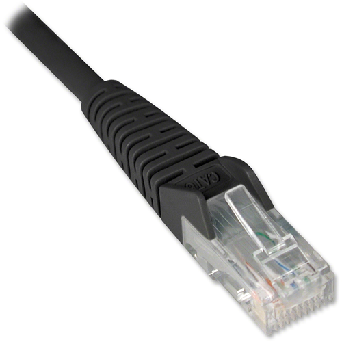 Tripp Lite 14ft Cat6 Gigabit Snagless Molded Patch Cable RJ45 M/M Black 14'