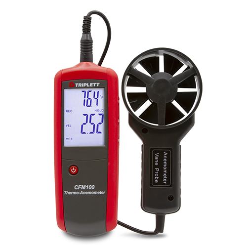 Cfm/Cmm Thermo-Anemometer