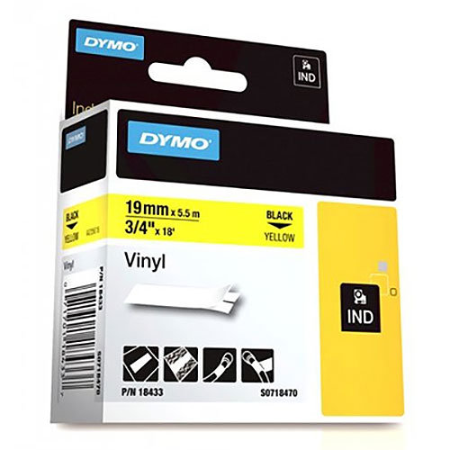 Dymo Colored Industrial Rhino Vinyl Labels