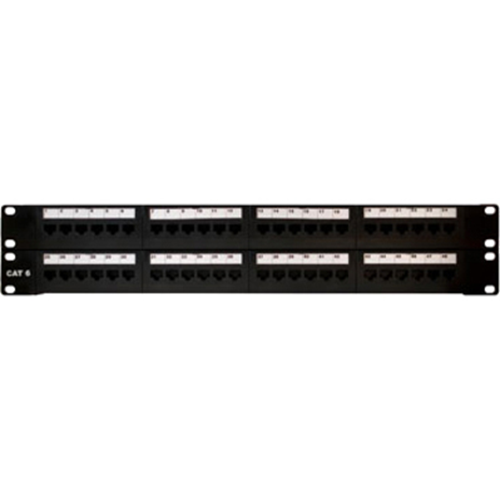 Legrand-On-Q Cat 6 48-Port Rack Mount Patch Panel