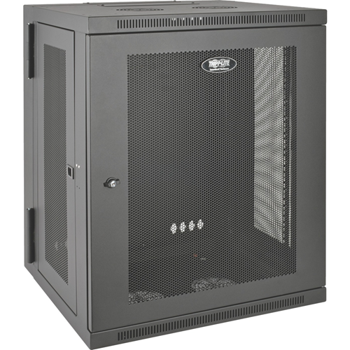 Tripp Lite 15U Wall Mount Rack Enclosure Server Cabinet Hinged Wallmount