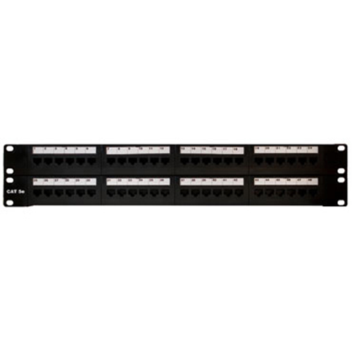 Legrand-On-Q Cat 5e 48-Port Rack Mount Patch Panel