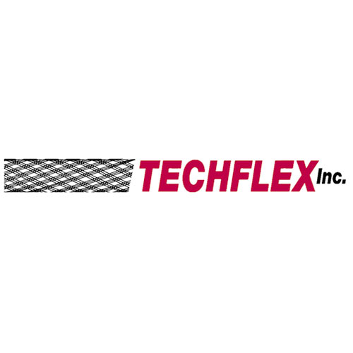 Techflex F6N2.00BK FLEXO F6’s 2in. Flexible, Semi-Rigid Wrappable Split Braided Tube, Black, 200ft. Bulk