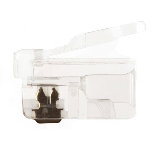 Rj-22(4p4c) Connector Flat Stranded 100/Jar