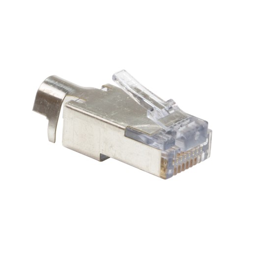 Platinum Tools Shielded EZ-RJ45&reg; for CAT5e & CAT6 with External Ground