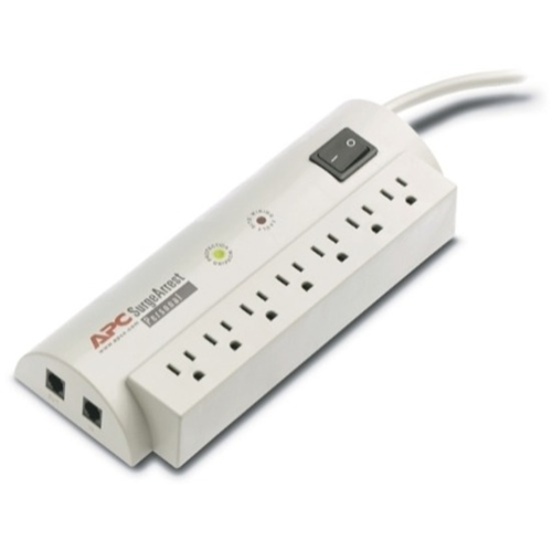 APC by Schneider Electric SurgeArrest Personal 7 Outlet w/Tel 120V